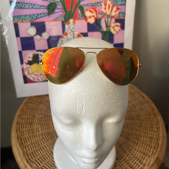 *Special Item* Ray-Ban Aviator Sunglasses with Amber Lenses